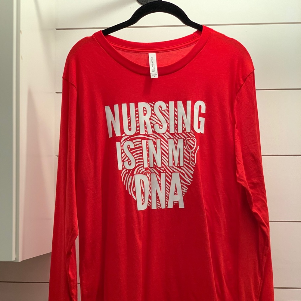 NWT Custom LS Bella + Canvas Tee